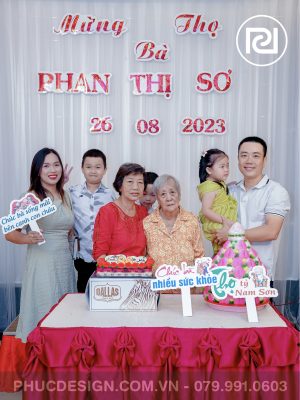 Mừng thọ cụ bà Phan Thị Sơ