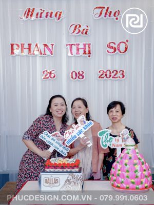 Mừng thọ cụ bà Phan Thị Sơ