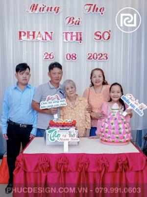 Mừng thọ cụ bà Phan Thị Sơ