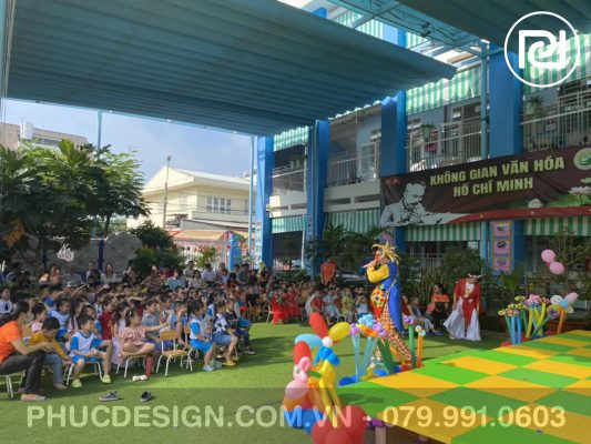 Vui tết trung thu trường mầm non Dạ Lý Hương