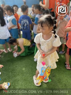 Vui tết trung thu trường mầm non Dạ Lý Hương