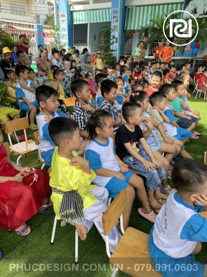 Vui tết trung thu trường mầm non Dạ Lý Hương