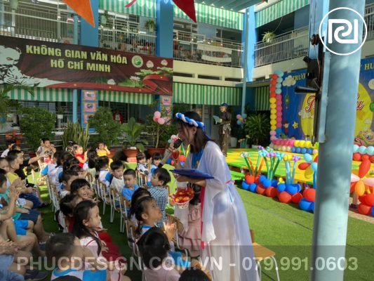 Vui tết trung thu trường mầm non Dạ Lý Hương