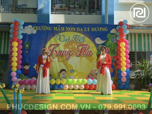 Vui tết trung thu trường mầm non Dạ Lý Hương