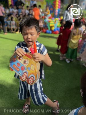 Vui tết trung thu trường mầm non Dạ Lý Hương